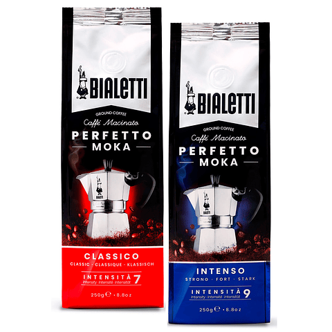 Café BIALETTI Molido Perfetto Moka 2 unidades x 250 gr