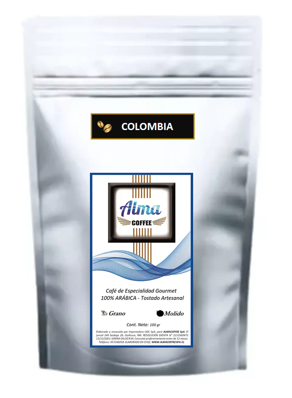 Cafetera Moka Italiana Petra Blue Inducción Oroley 6 Tazas + Café Especialidad 100gr 2