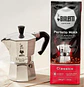 Cafetera Moka Italiana Bialetti 3 Tazas y Café Bialetti Molido Perfetto Moka 250gr - Miniatura 3