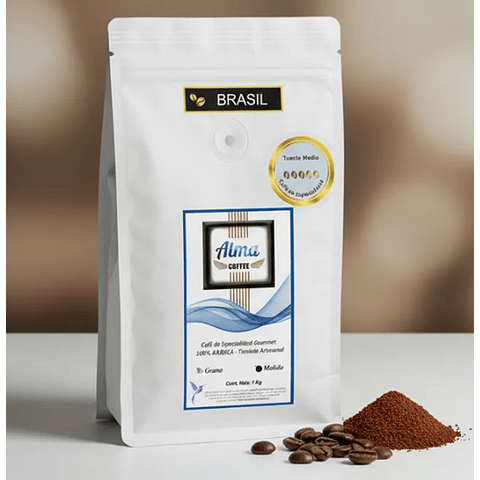 ☕️ Promoción Café de Especialidad Brasil 100% Arábica "Tueste Medio" 1Kg 