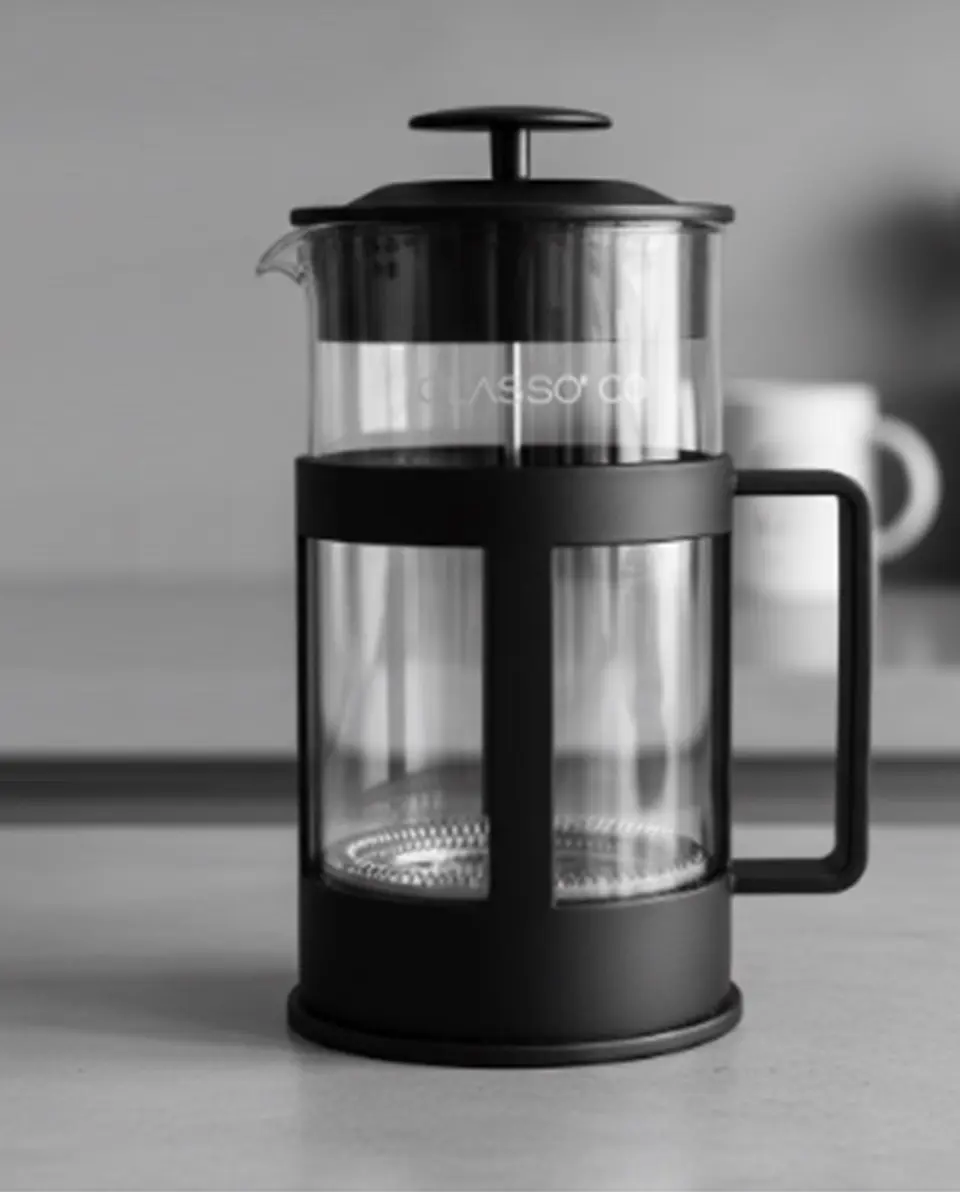 Cafetera Prensa Francesa Glasso 1 lt 2