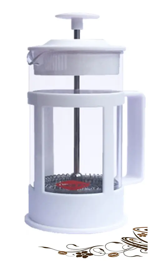 Cafetera Prensa Francesa Caffettiera 600 ml Oroley Blanco o Negro