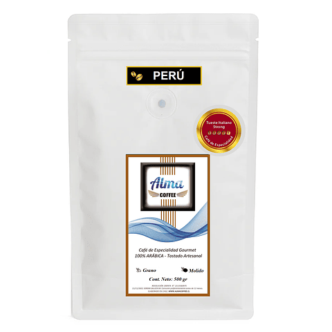 Café Gourmet Especialidad Perú 100% Arábica 500 gr