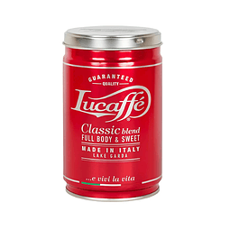Café Lucaffe Classic Molido 80% Arábica 250 gr Tarro
