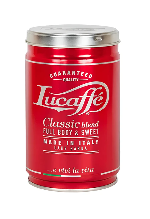 Café Lucaffe Classic Molido 80% Arábica 250 gr Tarro