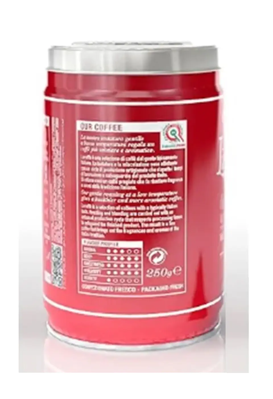 Café Lucaffe Classic Molido 80% Arábica 250 gr Tarro 2