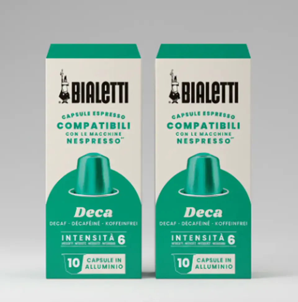 Cápsulas café BIALETTI Descafeinado compatibles Nespresso ® (2 cajas) 1