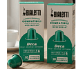 Cápsulas café BIALETTI Descafeinado compatibles Nespresso ® (2 cajas)