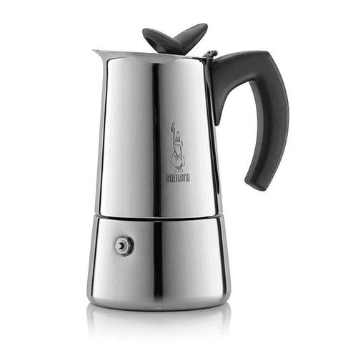 Cafetera Italiana BIALETTI Moka MUSA 4 tazas 150 ml Inducción