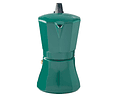 Cafetera Moka Italiana Express Petra Verde Inducción Oroley 6 Tazas