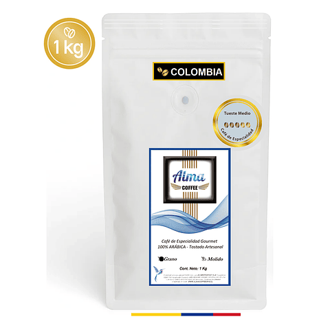 ☕️ Promoción Café de Especialidad Brasil o Colombia 100% Arábica "Tueste Medio" 1Kg 