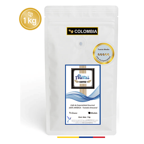 ☕️ Promoción Café de Especialidad Brasil o Colombia 100% Arábica "Tueste Medio" 1Kg 