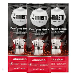 Café Bialetti Molido Perfetto Moka Classico 3 unidades x 250 gr 