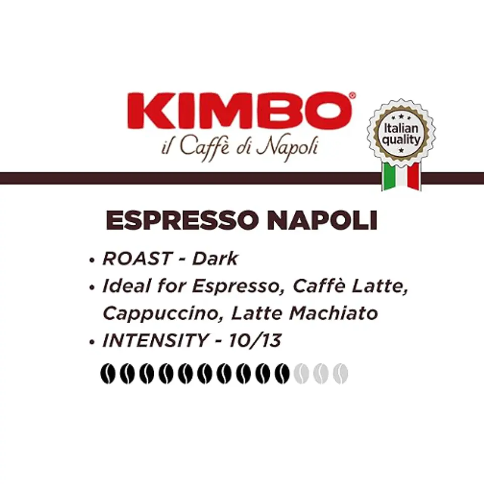 Café Kimbo Espresso Napoli Grano - Pack 2 unidades X 250 gr 3