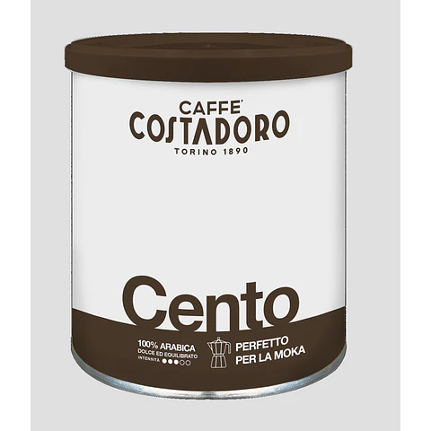 Cafetera Italiana PEDRINI Moka 3 Tazas espresso y Café Molido Italiano Cento 250gr