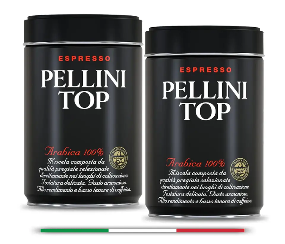 Café Molido Italiano Pellini Top Espresso Moka 100% arábica Molido 3