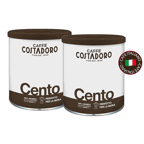Café Costadoro Italiano Cento Moka 100% arábica Molido 2x16.990