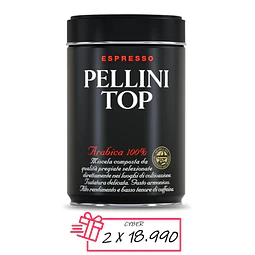 Café Molido Italiano Pellini Top Espresso Moka 100% arábica Molido