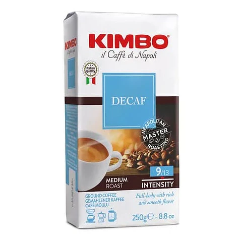 Café Kimbo Descafeinado Molido 3 unidades x 250 gr