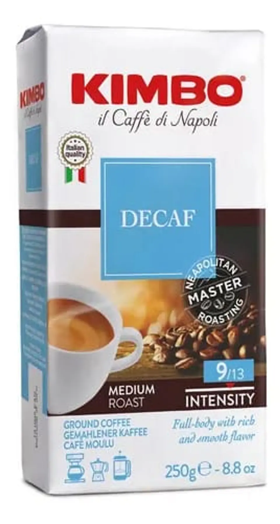 Café Kimbo Descafeinado Molido 3 unidades x 250 gr 3