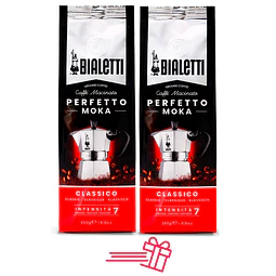 Café BIALETTI Molido Perfetto Moka 2 unidades x 250 gr