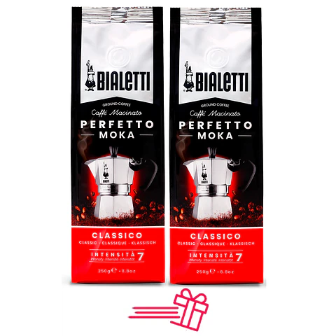 Café BIALETTI Molido Perfetto Moka 2 unidades x 250 gr