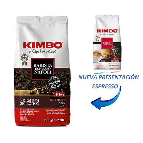 Café Kimbo Espresso Napoli Grano - Pack 2 unidades X 250 gr