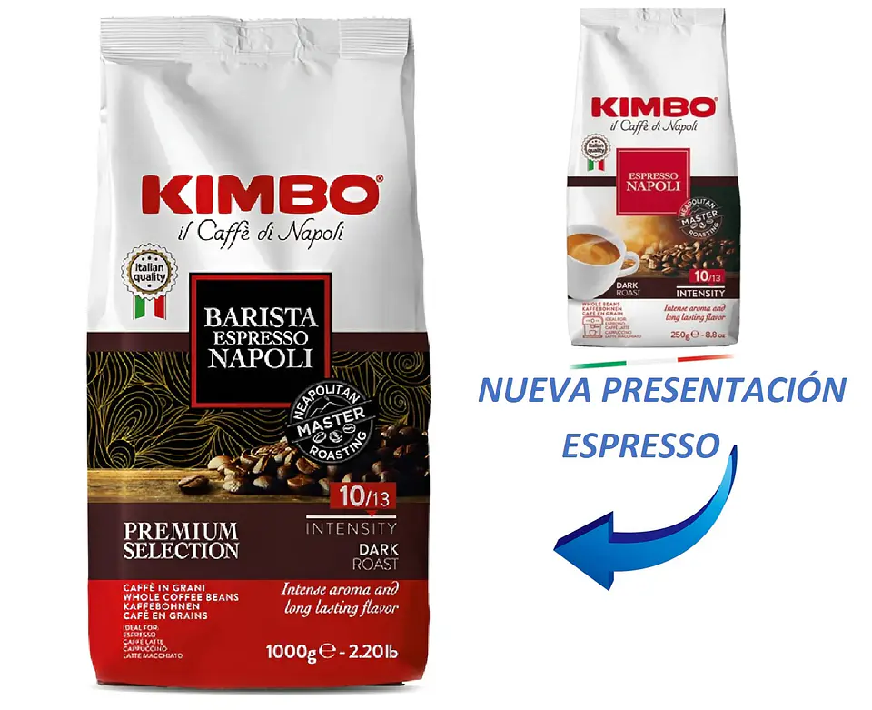 Café Kimbo Espresso Napoli Grano - Pack 2 unidades X 250 gr 2