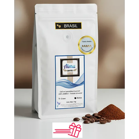 ☕️ Promoción Café de Especialidad Brasil o Colombia 100% Arábica "Tueste Medio" 1Kg 