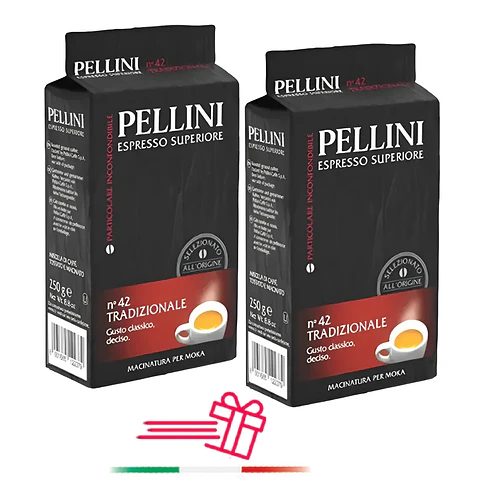 Café Molido Italiano Pellini Espresso 2 unidades X 250 gr Bloque