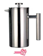 Cafetera Prensa Francesa 1 lt Acero Inoxidable de Doble Pared - Miniatura 1