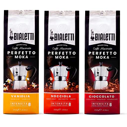 Café Bialetti Molido Perfetto Moka 3 Sabores de 250 gr