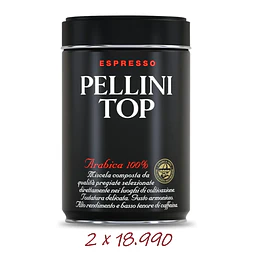 Café Molido Italiano Pellini Top Espresso Moka 100% arábica Molido