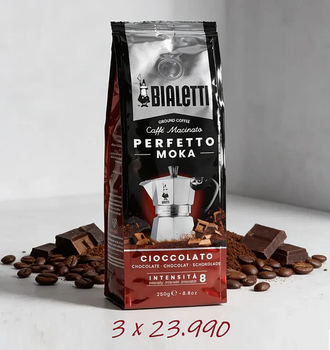 Café Bialetti Molido Perfetto Moka Chocolate 250 gr