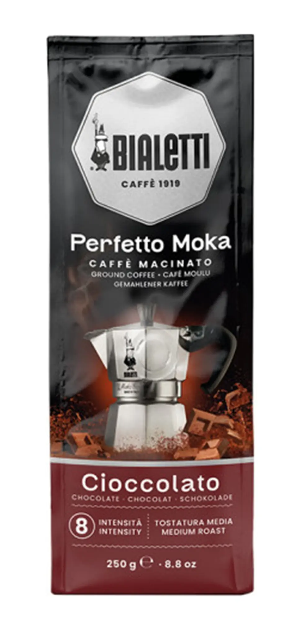 Café Bialetti Molido Perfetto Moka Chocolate 250 gr 1