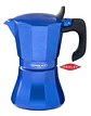 Cafetera Moka Italiana Express Petra Inducción Oroley 9 Tazas Azul o Verde - Miniatura 1