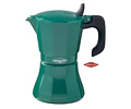 Cafetera Moka Italiana Express Petra Inducción Oroley 9 Tazas Azul o Verde