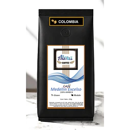 Café Colombia Gourmet Medellín Excelso 100% Arábica 250 gr Grano o Molido  