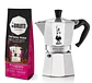 Cafetera Moka Italiana Bialetti 6 Tazas y Café Bialetti Molido Perfetto Moka 250gr - Miniatura 2