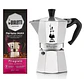 Cafetera Moka Italiana Bialetti 4 Tazas y Café Bialetti Molido Perfetto Moka 250gr - Miniatura 3