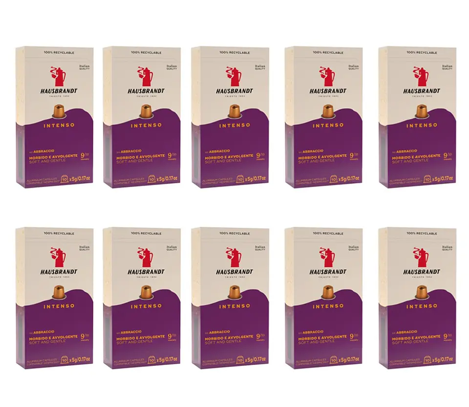 Cápsulas café Hausbrandt Intenso compatibles Nespresso ® (10 cajas) 5