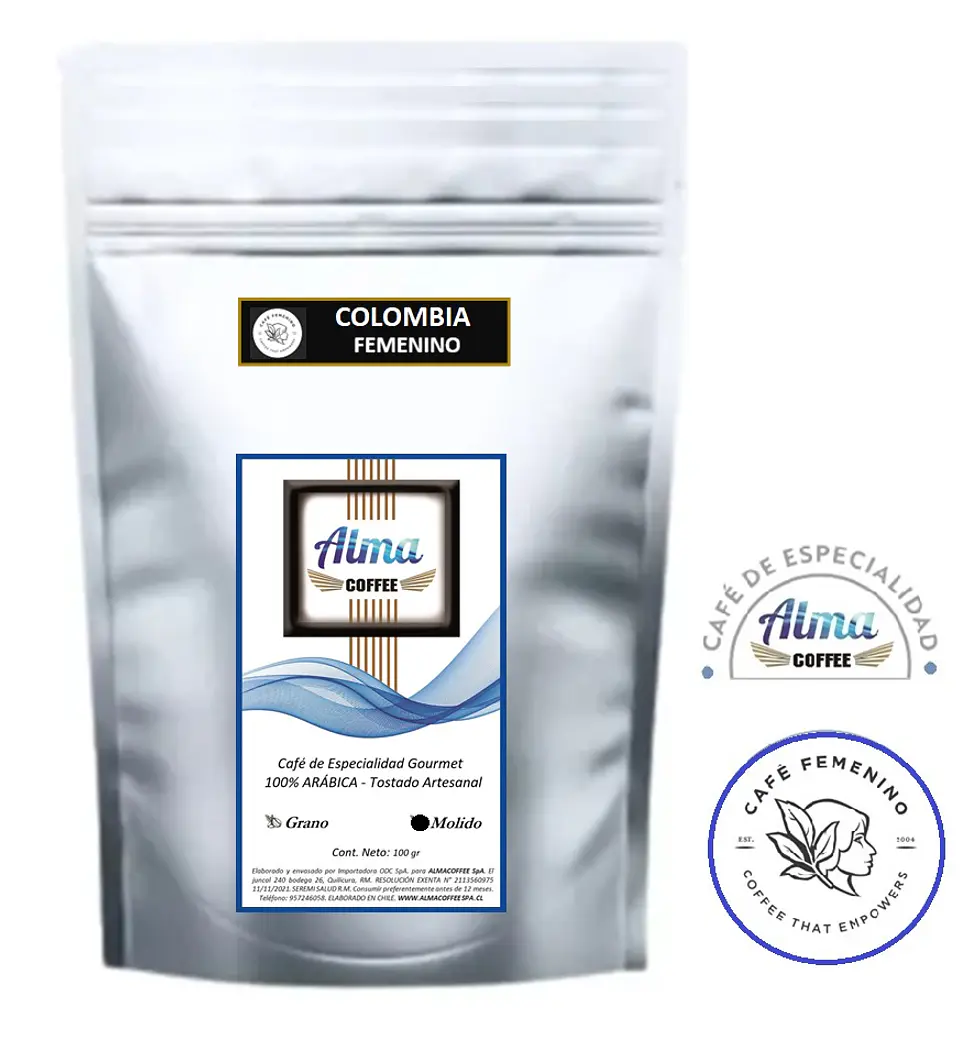 Cafetera Moka Italiana Negra 6 Tazas + Café Especialidad Colombia Femenino 100gr 3