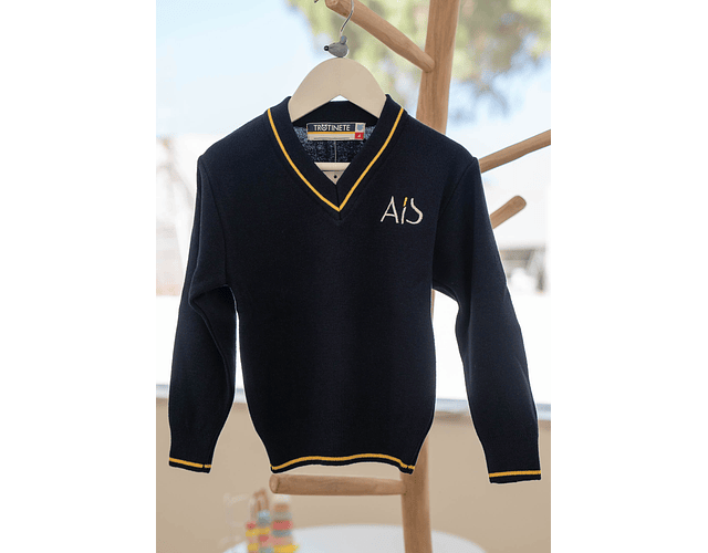 KNITTED PULLOVER - NAVY BLUE
