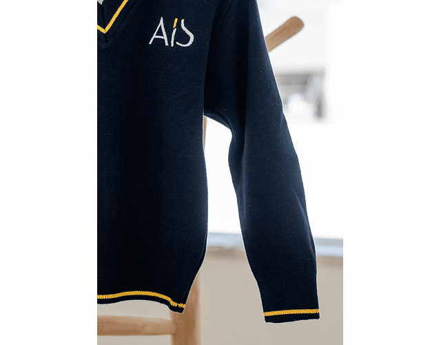 KNITTED PULLOVER - NAVY BLUE