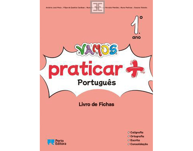 VAMOS praticar + (Livro de Fichas) - Português - 1.º Ano