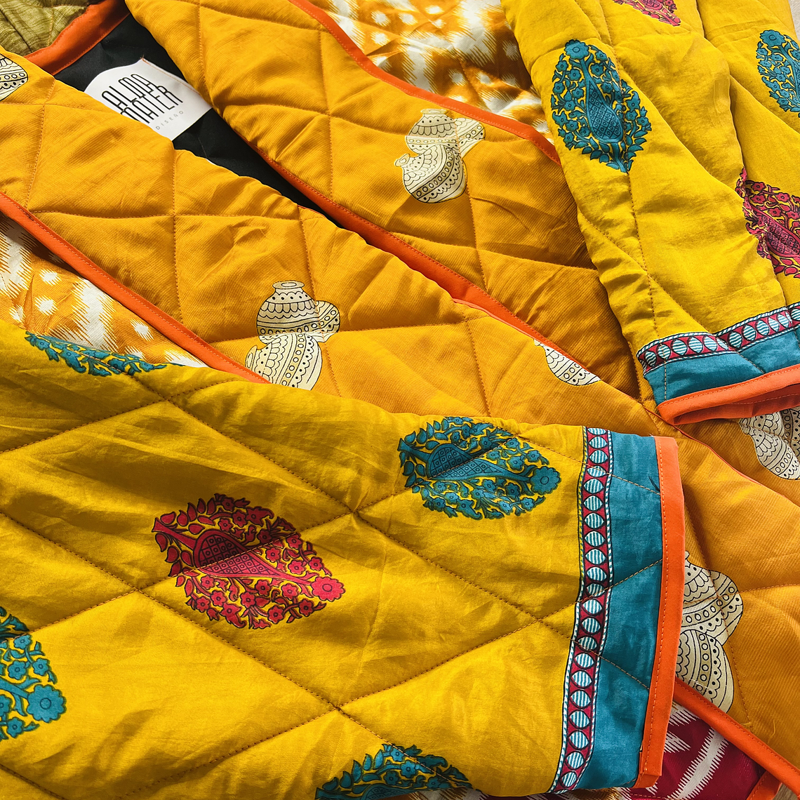 Chaqueta acolchada estilo Kimono Oversized  2