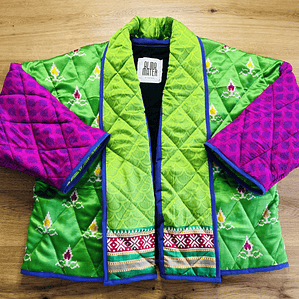 Chaqueta acolchada estilo Kimono Oversized 