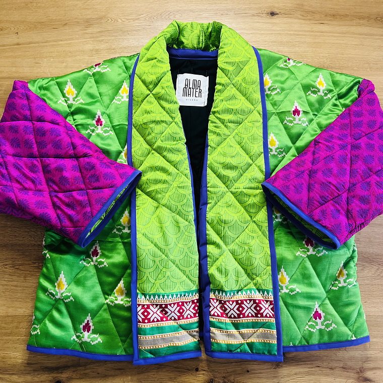 Chaqueta acolchada estilo Kimono Oversized  1