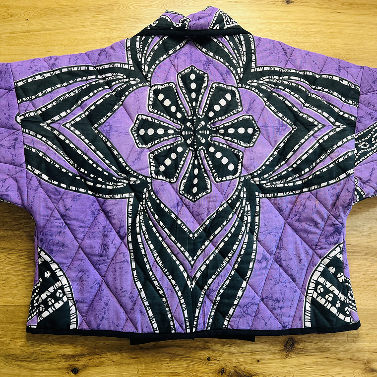 Chaqueta acolchada estilo Kimono Oversized  3