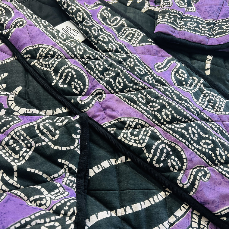 Chaqueta acolchada estilo Kimono Oversized  2